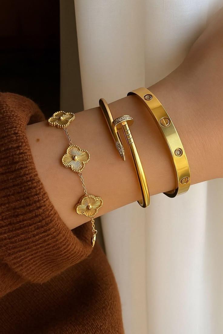Luxury Nail Bracelet Stack
