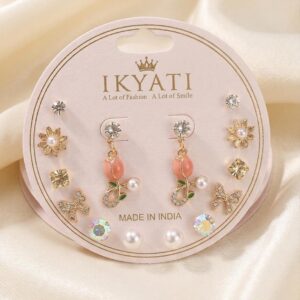 Blossom Pearl Earrings Gift Set (7 Pairs)